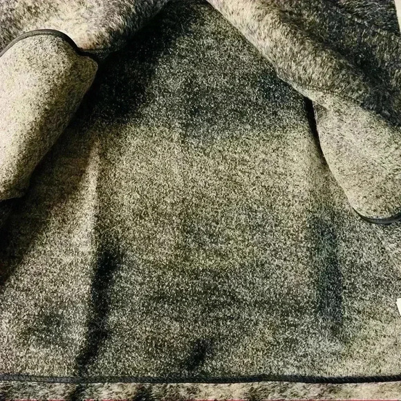 Nanette Lepore Sustainable Gray Ombre Wool Mohair Swing Jacket Coat Size S - Picture 16 of 16